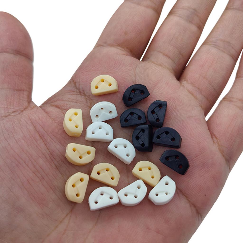 6Pcs Classical Guitar String Retainer Guitar String Ties Bridge Beads Guitar Rollers String Trees for Folk Guitar