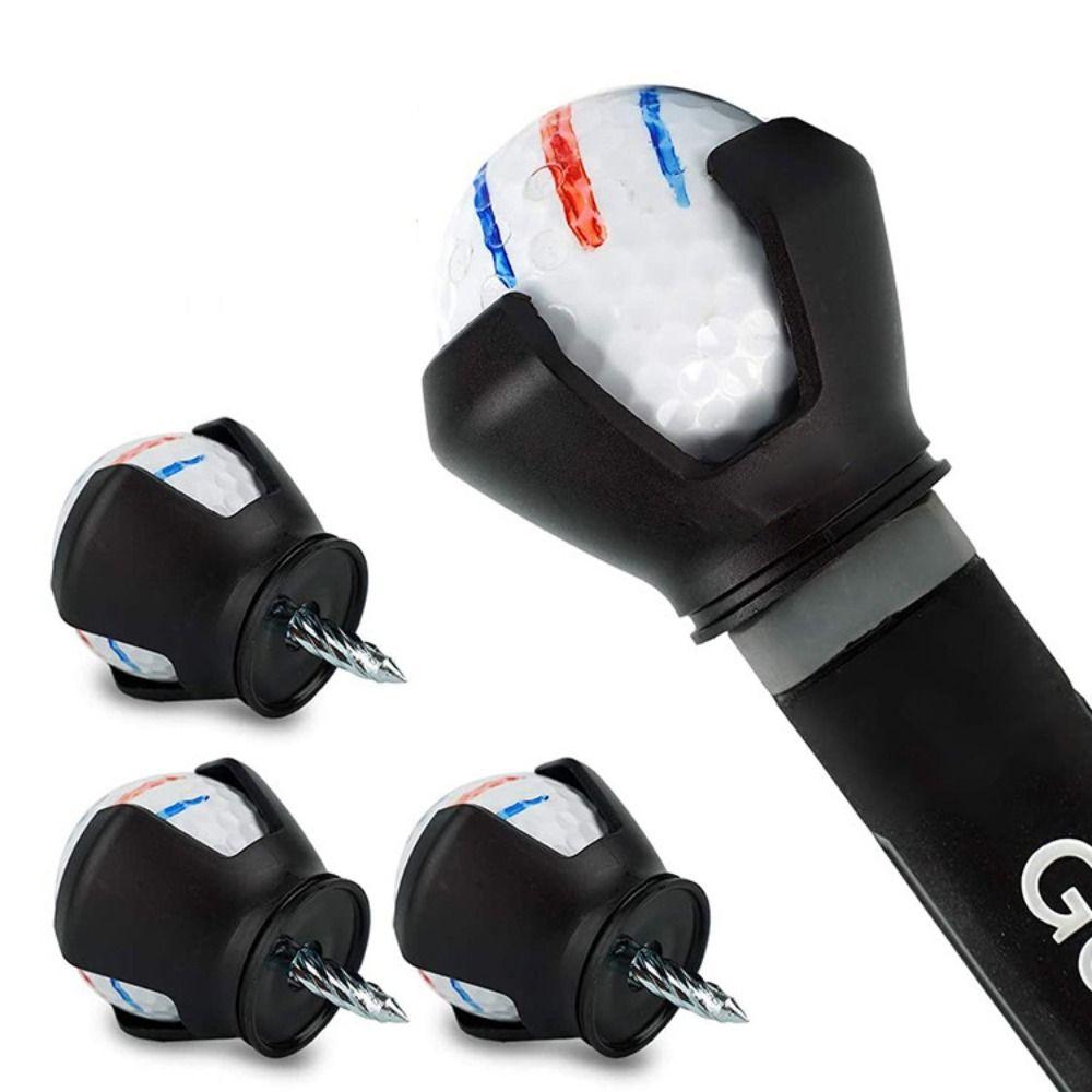 Quick Install Ball Grabber Picker 3-Prong Design Golf Ball Grabber Golf Pick Up Tool  For Seniors