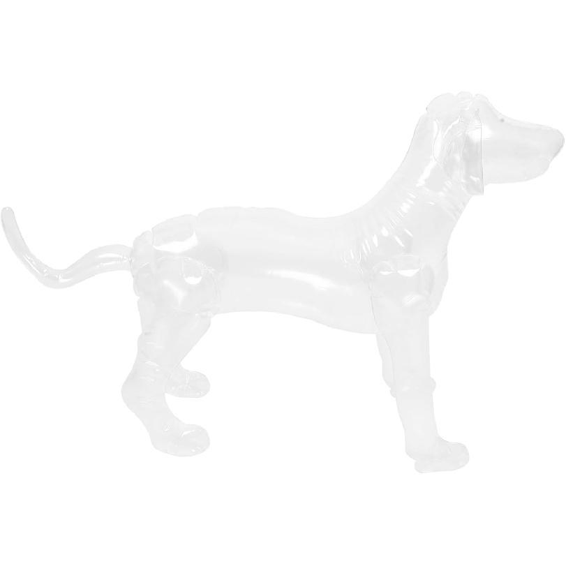 3pcs Inflatable Dog Mannequin Display Stand for Pet Clothing, PVC Dog Model Shop Display Pet Store for Home Store Use