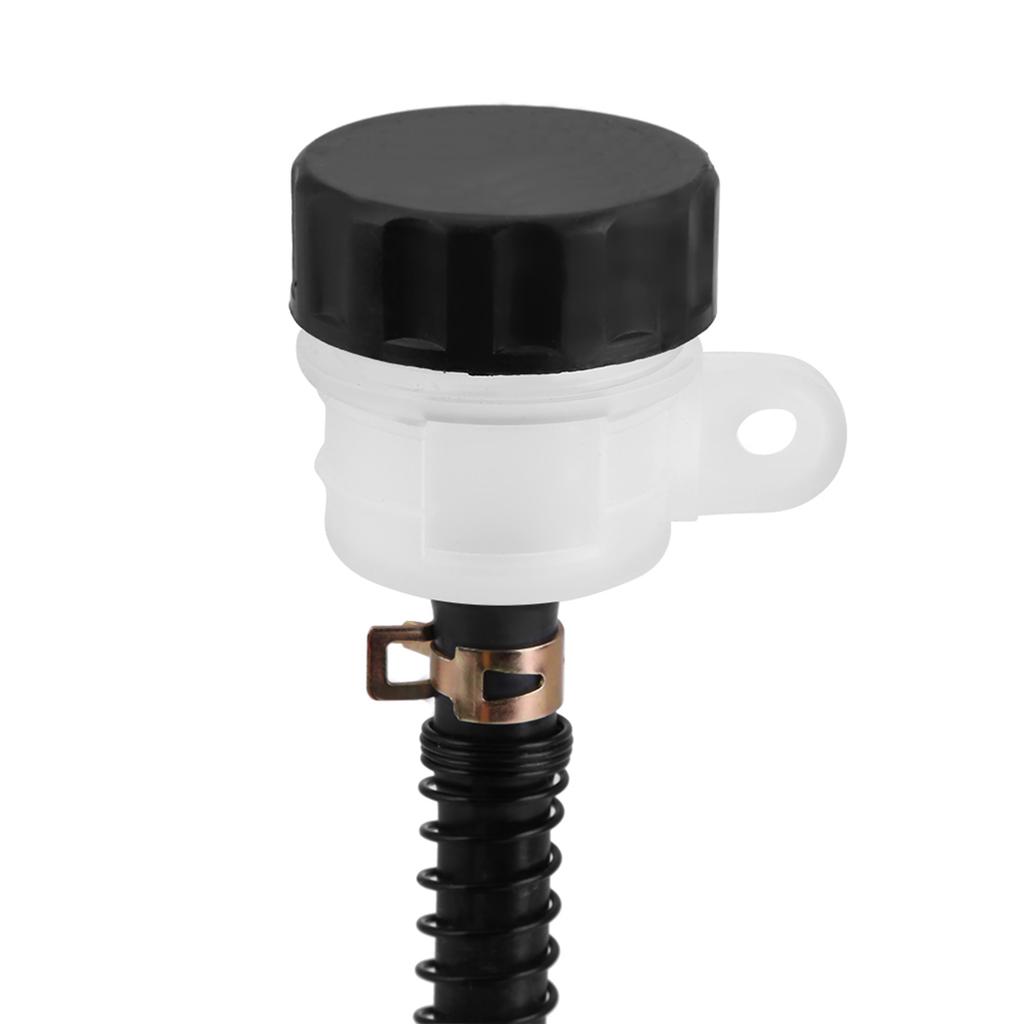 Motorcycle Rear Foot Brake Master Cylinder Pump Reservoir Gold for Honda CR125 CR250 CBR600