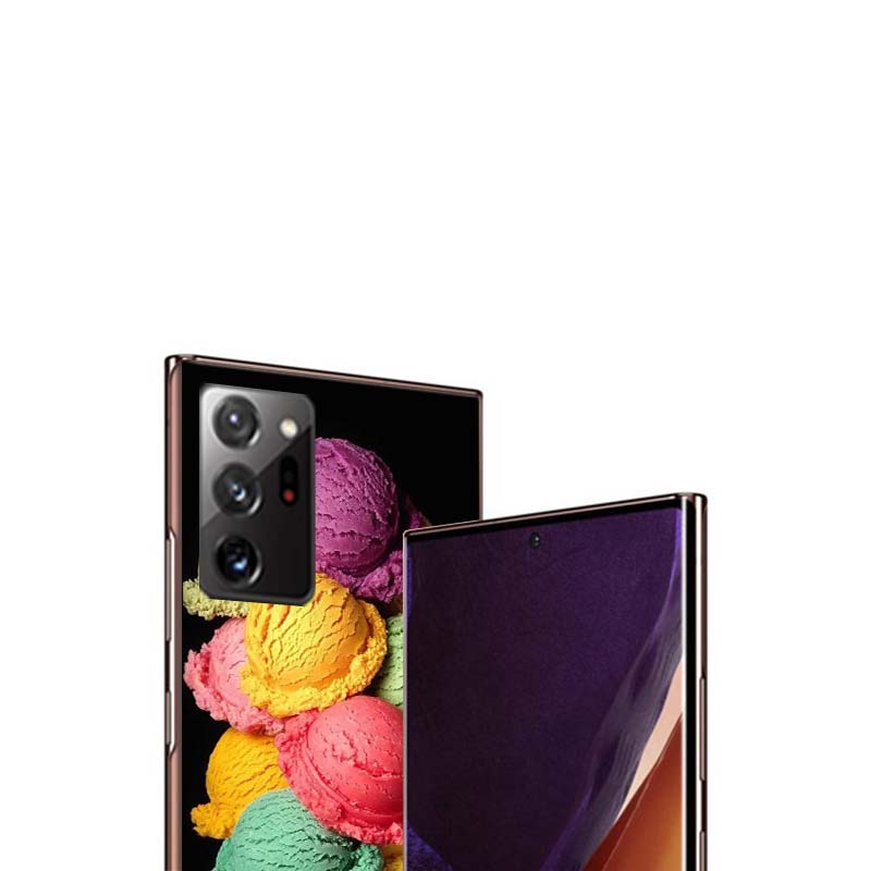 Bunte Eiscreme und Eis am Stiel Handyhülle für Samsung A55 A35 A25 A15 A07 A05S A16 A17 A26 A36 A37 A56 A57 Galaxy Note 20 10 A