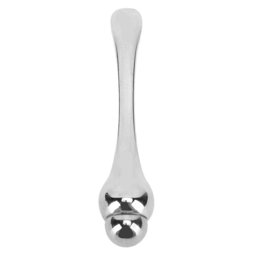 Eye Cream Massage Stick Silver Magnetic Double Head Eye Cream Applicator for Facial Skin Care