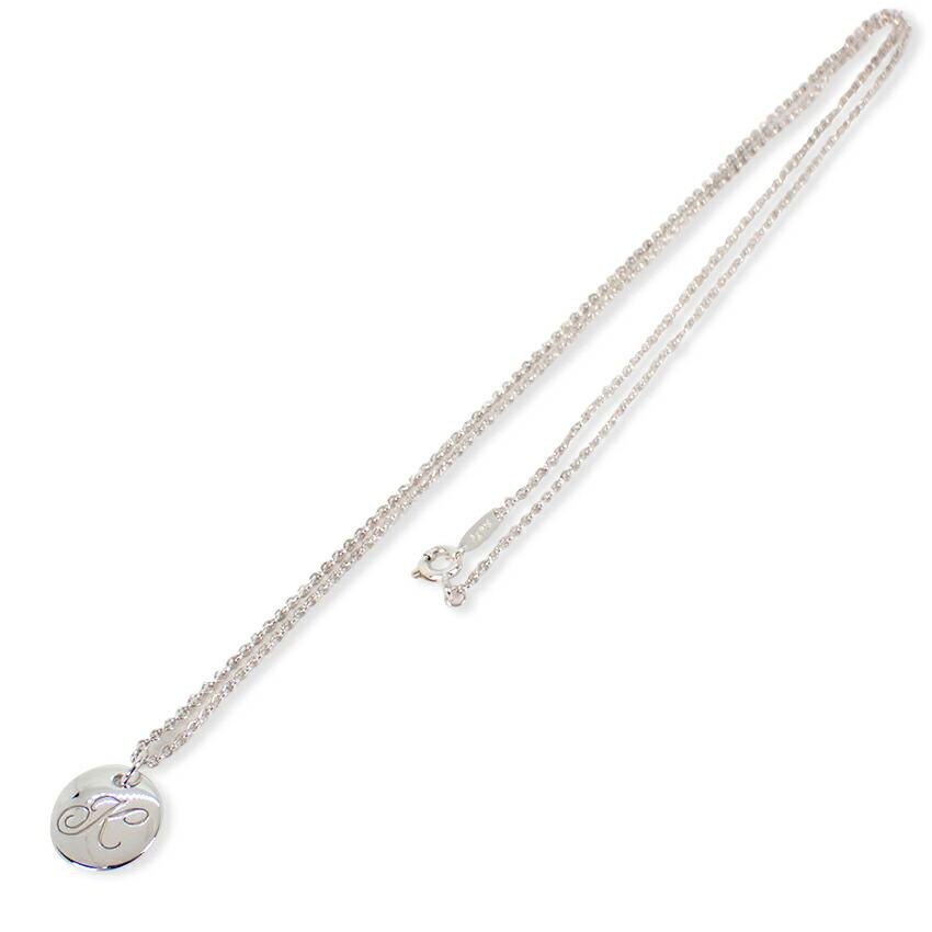 

[Used] TIFFANY/Tiffany 925 Initial/K Pendant/Necklace/j18-1