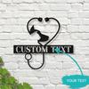 Placă Metalică Veterinar Artă de Perete Personalizată Decor Acasă Joom