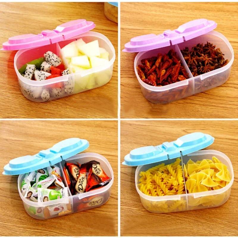 High Quality Food Container Portable Lunch Box Capacity Camping Picnic Food Fruit Container Storage Box for Kids Dinnerware