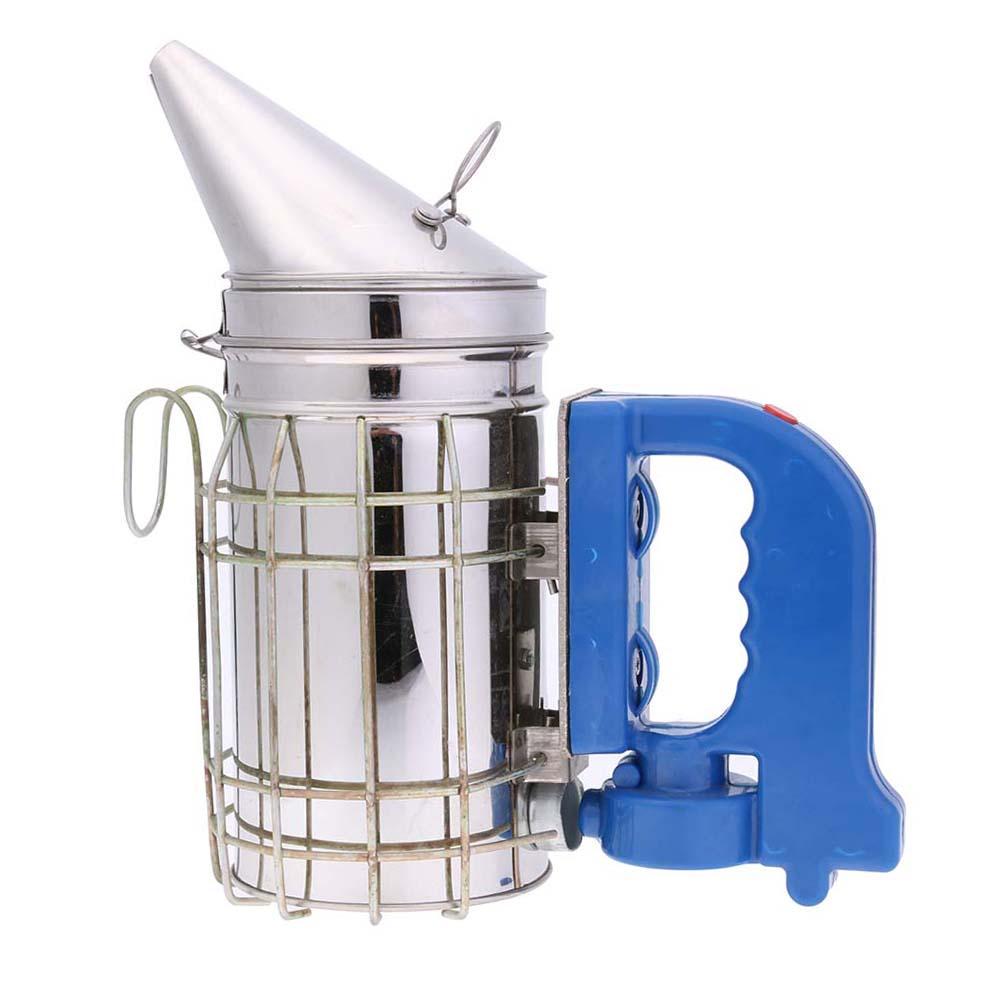 Bee Hive Smoker Stainless Steel with Heat Shield Calming Beekeeping Equipment