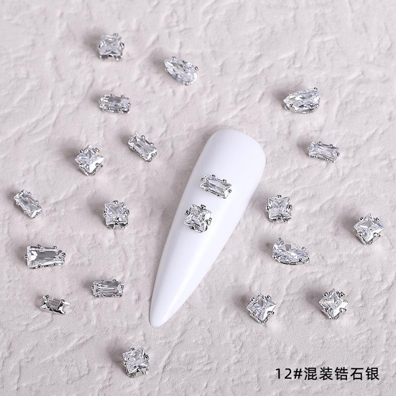 

Нейл-арт Коготь Бриллиант Супер Вспышка Капля Воды Конский Глаз Циркон Ювелирные Изделия Изысканный Квадратный Кристалл Прозрачный Бриллиант