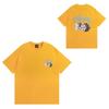 Camiseta de Algodón Streetwear para Hombre y Mujer Corte Holgado Manga Corta Camiseta Gráfica Casual Unisex Cuello Redondo