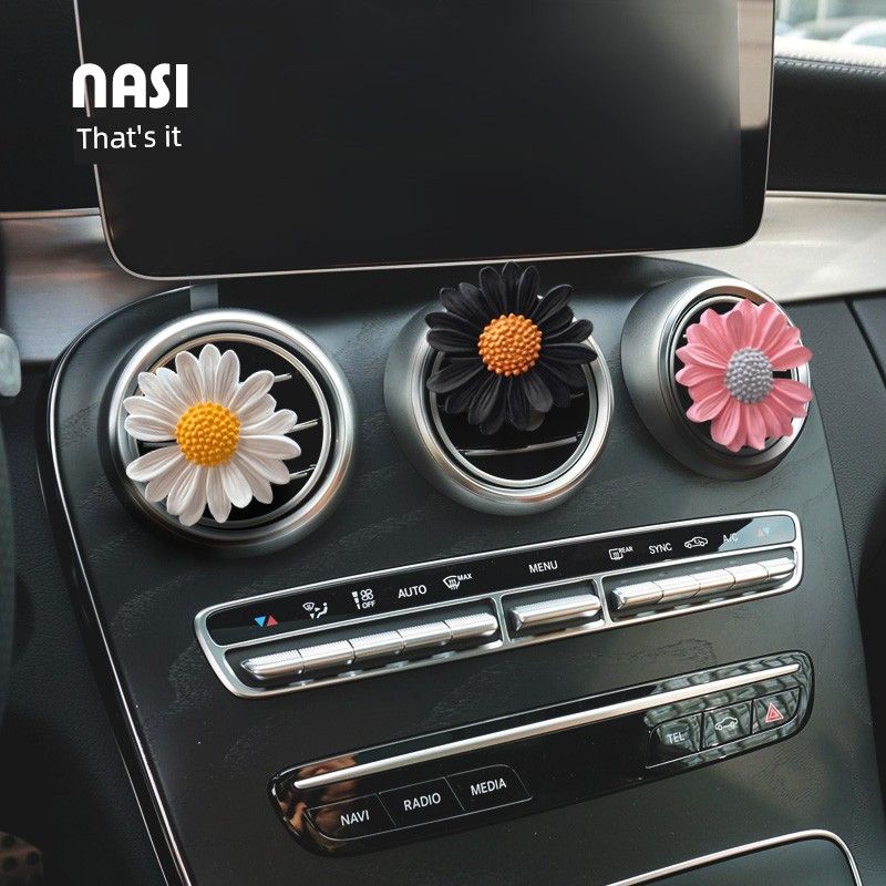 G-Dragon Daisy Car Perfume Aromatherapy Car Air Vent Decoration Diffuser Stone Ins Car Accessories Tesla