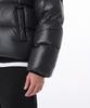 Musinsa Standard Glossy Ripstop Down Puffer Short Padded Jacket [Black]
