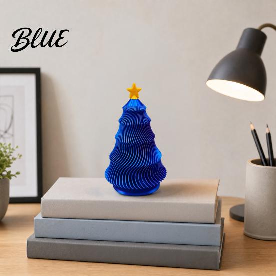 Pocket-sized Sensory Toy 3D Printed Christmas Tree Fidget Toy Lightweight Mini Desktop Ornament