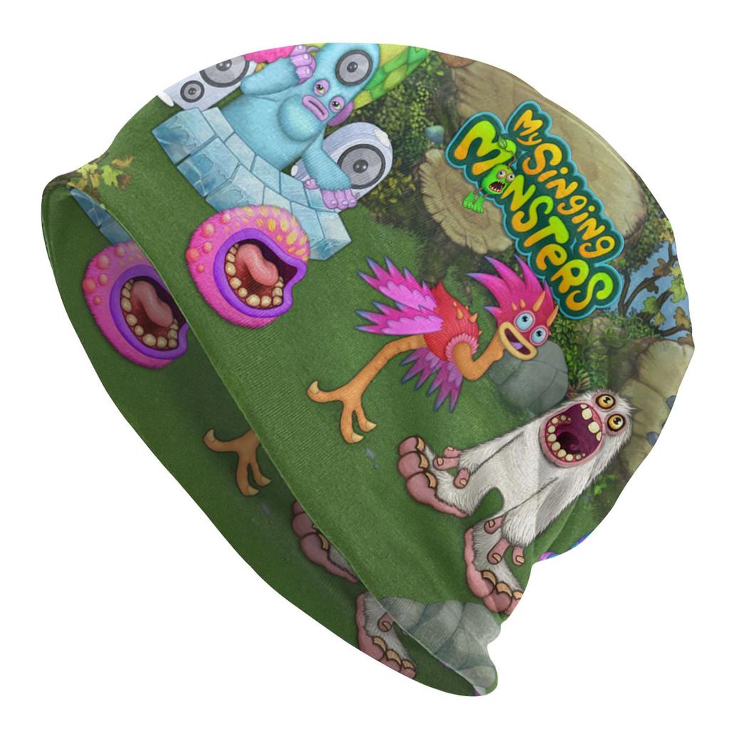 Winter Warm My Singing Monsters Bonnet Femme Slouchy Beanie Hat Fashion Anime Cartoon Game Outdoor Ski Skullies Beanies Caps