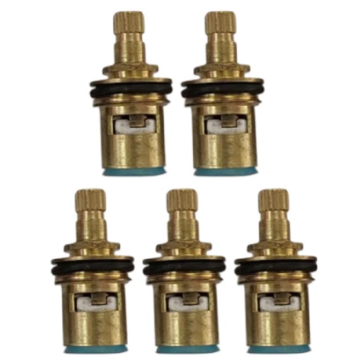 Professional Gold Tap Cartridges with Easy Distinction Designs Bathroom Tap Repair Upgrades for Hot & Cold Water Mixer