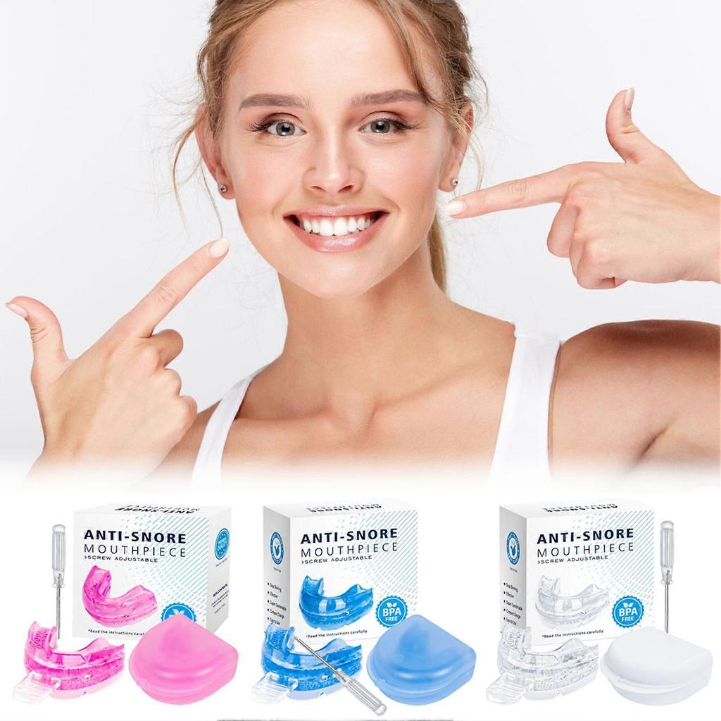 Adjustable Night Guard for Teeth Grinding & Clenching, Custom Fit for Bruxism Relief, TMJ Pain Relief & Sleep Comfort, Anti-Grinding Dental Guard