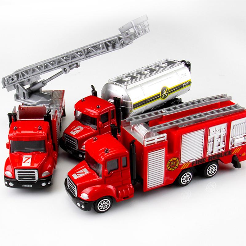 Children Simulation Alloy Car Models Mini Engineering Vehicles Metal Trucks Toys Gifts for Kids