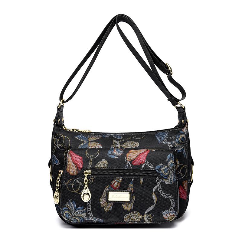 

Женская универсальная сумка кроссбоди с принтом - Коллекция Осень/Зима 2025, Модная одноплечевая сумка большой вместимости с несколькими отделениями.