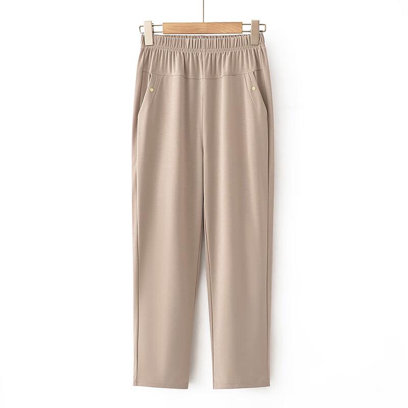 Women's Elastic Waist Straight Leg Comfort Pants