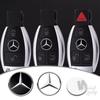CRE1 13mm Car Center Badge Key Sticker Aluminum Emblem Decal For Mercedes Benz AMG W168 W212 W213 W220 W204 W202 W176 GLE CLA CLS GLC