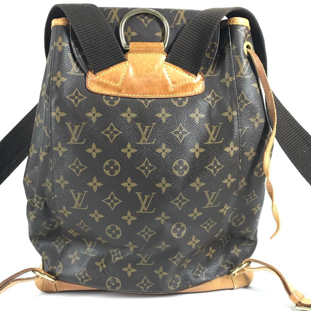 Louis Vuitton M51135 Monogram Montsouris GM backpack bag Backpack  Brown