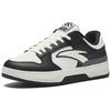 Anta Classic Color Block Non-Slip Wear-Resistant Low-Top Skate Shoes Women Sneaker White Black 122518010-1