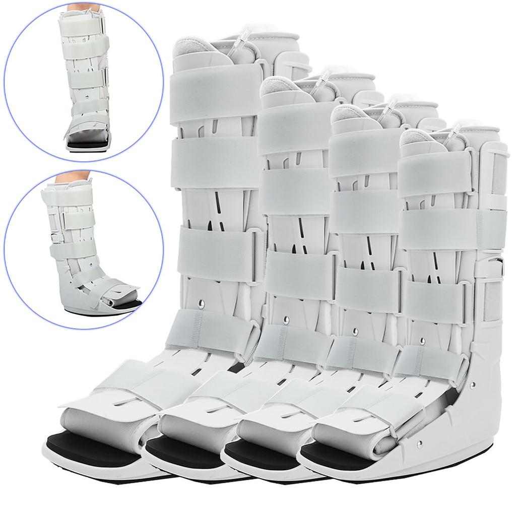 Foam Pneumatic Walking Boot Ankle Strap Support Foot Orthosis Plantar Splint Brace