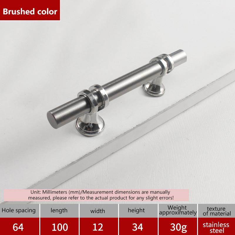 Modern Black Gold Cabinet Handles - Solid Drawer Knobs For Kitchen Furniture With Zinc Alloy Material