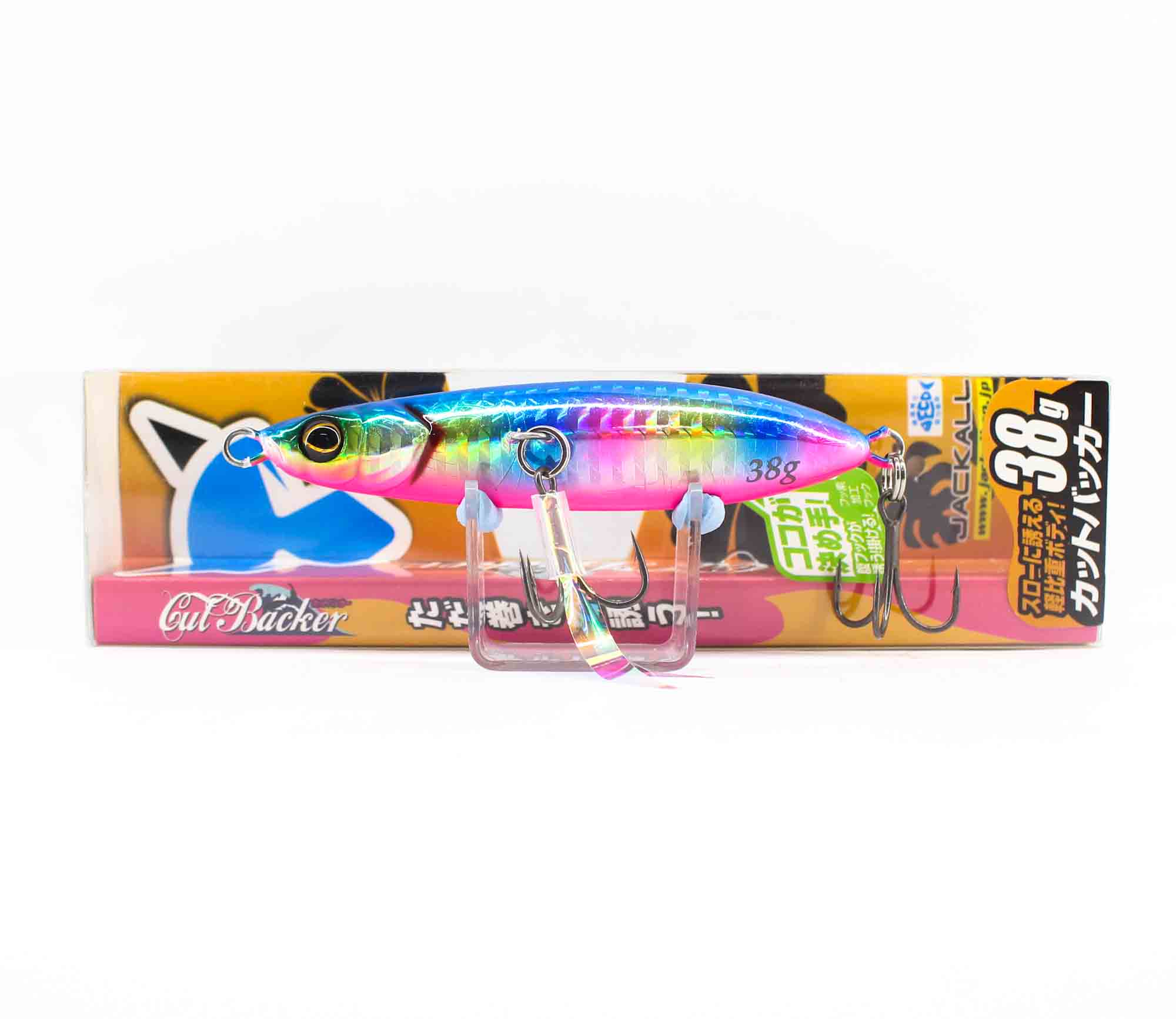 

Jackall Metal Jig Cut Backer 38 грамм Голубые конфеты (9388)