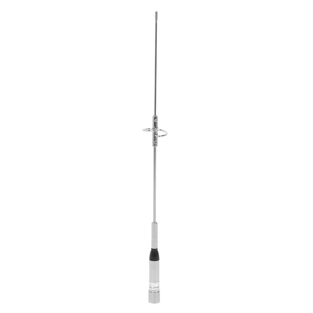 NL‑770S Stainless Steel Sturdy 144 430MHz VHF UHF Antenna Accesory for Car Radio