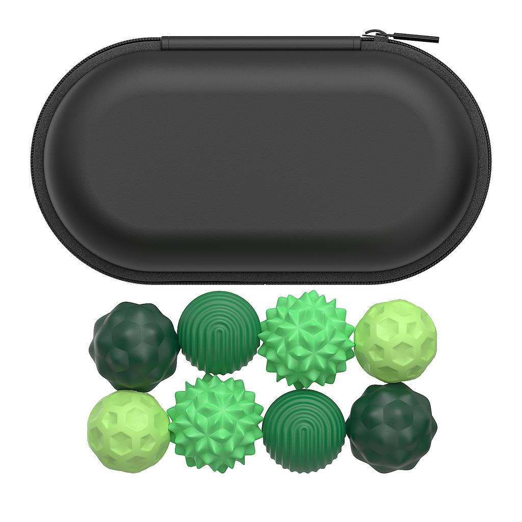 Silicone Magnetic Sensory Balls Fidget Toy Massage Ball Fascia Yoga Fitness Shoulder Hand Foot Massager Hard Membrane Meridian