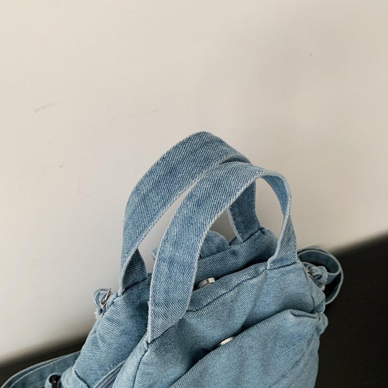 Σακίδιο Πλάτης Μεγάλης Χωρητικότητας Ελαφρύ Τζιν Τσάντα Στήθους Πολυλειτουργική Τσάντα Χιαστί