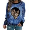 Hoodie Cute Cat 3D Printed Pullovers & Long Sleeves Women's Clothing