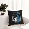 Jiu Jitsu Uncle American Flag Brazilian Square Pillowcase Cushion Cover Pillow Case Throw Pillow Cover for Home Sofa Living Room