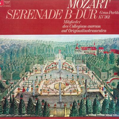 LP Record MITGLIEDER DES COLLEGIUM AUREUM AUF  Mozart  Serenade B Dur Kv 361 Gra ULX3078H HARMONIA MUNDI Japan Classical Used