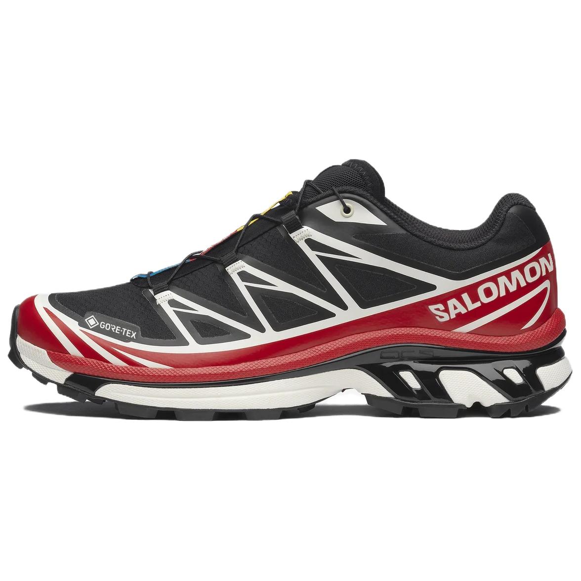 

Salomon Xt-6 Gtx Удобные Прочные Низкие Кроссовки Унисекс для Бега Черный Красный 479749 41⅓