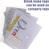 10 Pcs A5 Binder Pockets 5.5 x 8.5 Inches Mini Binder Pocket 7-Hole Binder Pocket Folders Mini Binder Dividers Clear Binder Folders Envelopes