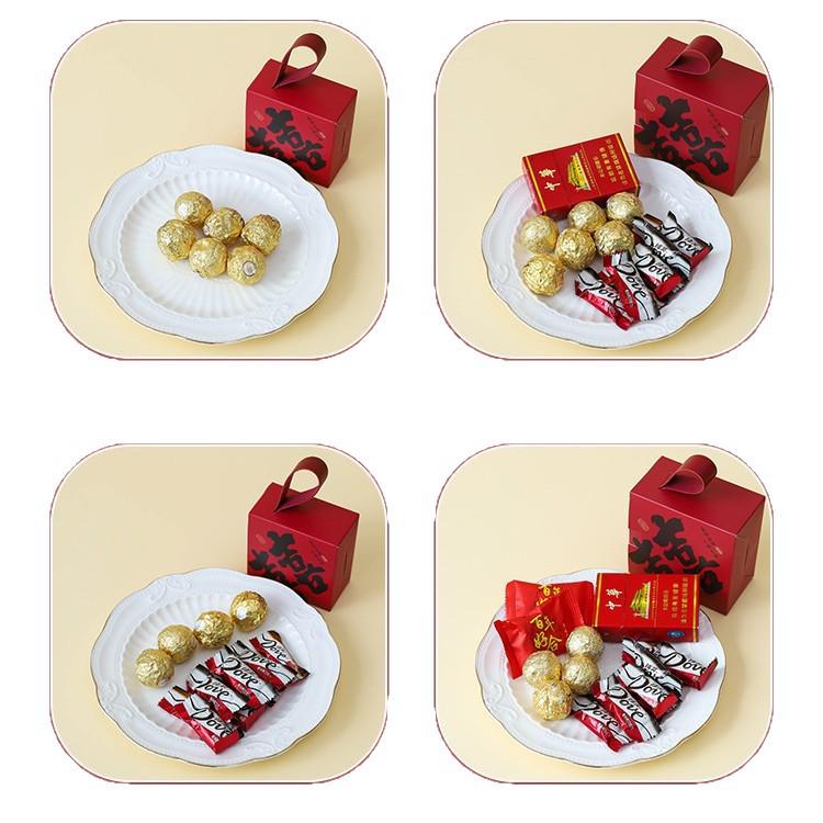 High-End Wedding Candy Gift Box 2025 Style - Elegant Empty Favor Box