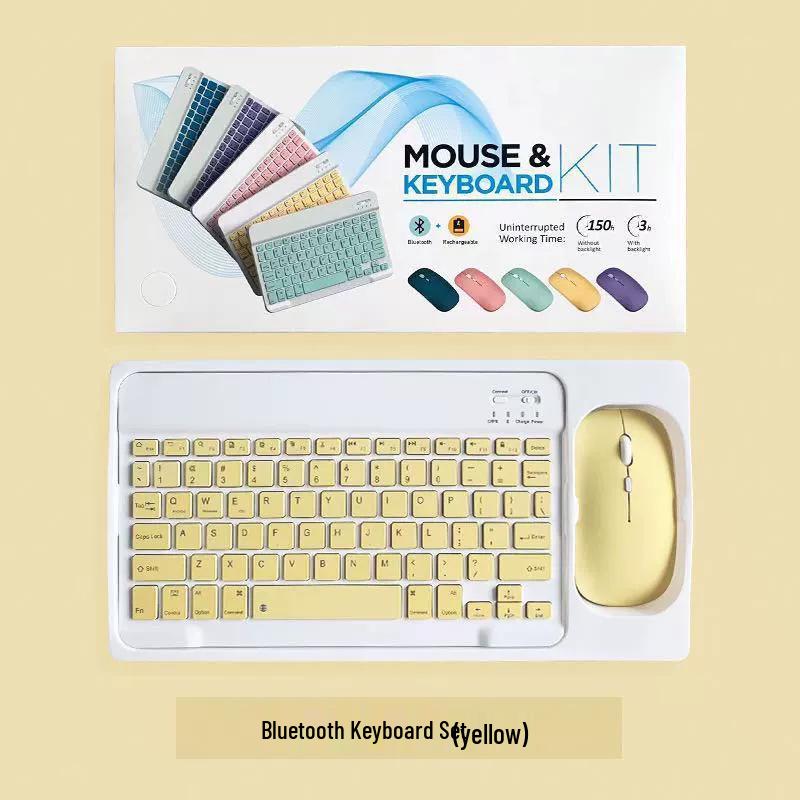 Wireless Bluetooth Keyboard & Mouse for iPad, Android, and Apple Devices
