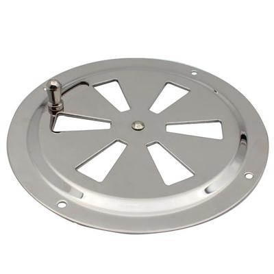 Állítható hajózási szellőzőrács, kerek cső, szellőzőrács, rozsdamentes acél, 125 mm-es, 5 hüvelykes kipufogó szellőzőnyílás-kiegészítők