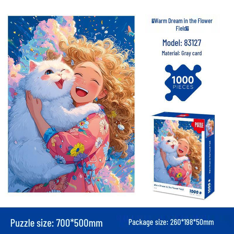 Van Gogh Creative Landscape Jigsaw Puzzle - 1000 Pieces Stress Relief Educational Toy