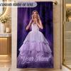 Beach TowelTaylor Swift Custom Name Text Personalized Soft Towel for Beach Pool Indoor Home Decor Gift