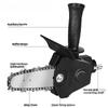Electric Drill To Chain Saw Converter Head Electric Pruning Saw Felling Mini Chain Saw Head