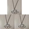 Geometric Alloy Pendant Necklace For Men Women With Cross Chain Metal Fashion Jewelry
