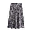 2025 Spring Women's Casual Elastic Waist Midi Skirt - European & American Fashion Style