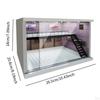 1/64 1/36 1/32 Scale Car Display Unit Acrylic Parking Space with LED Illumination for Collectors