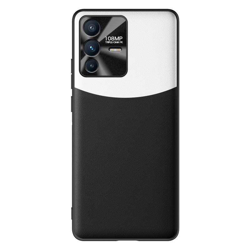 Anti-fall and Anti-fouling Liquid Leather Phone Case for Vivo S12. One-piece Protective Cover Available for Shipping.