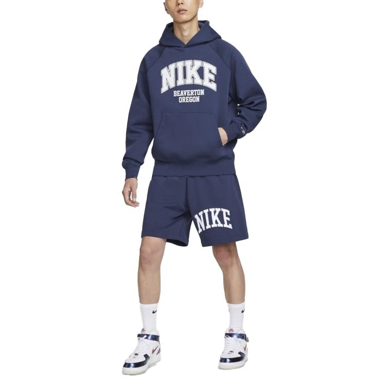 Nike Sweatshirts Men's Blue Hooded Moderate HV1741-410