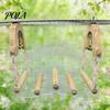 Sturdy Parrot Swing Toy, Bird Cage Perch, 5 Wooden Perch Poles, Acrylic Hanging Toy Frame with Bells for Small Medium Parrots Budgies Cockatiels