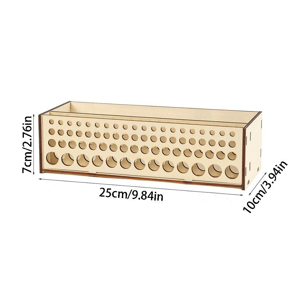 Multihole Paint Brush Holder DIY Makeup Brushes Shelf Watercolor Brush Rack  Art Brush Organizer