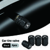 LUNGU-Q-4/8Pc Car Wheel Tire Valve Stem Caps Dustproof Cover Decoration For Changan CS75 CS35 Plus CS15 CS95 RAETON CX70 CS55 EADO CX20140000
