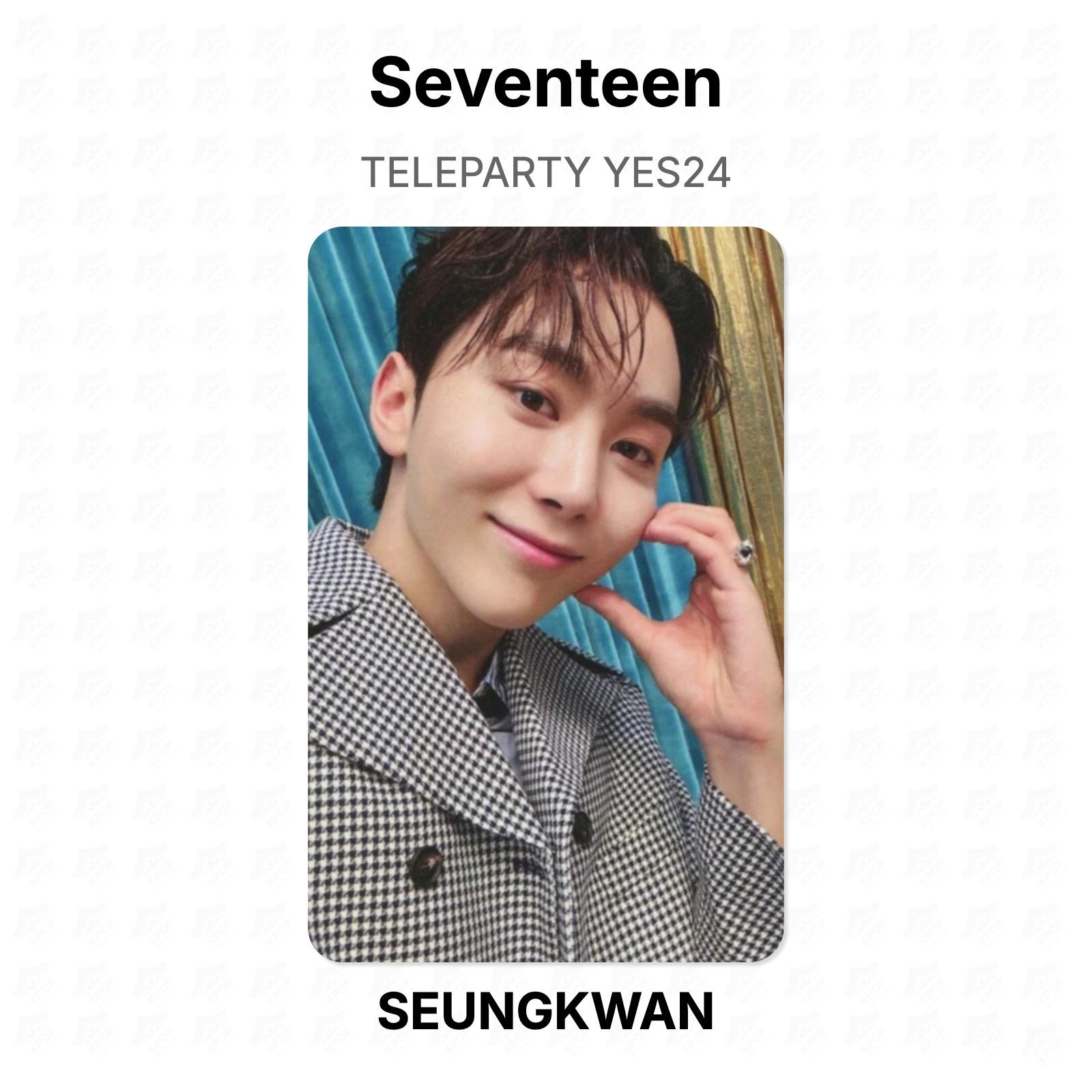 Seventeen TELEPARTY YES24 Official Photocard SEUNGKWAN